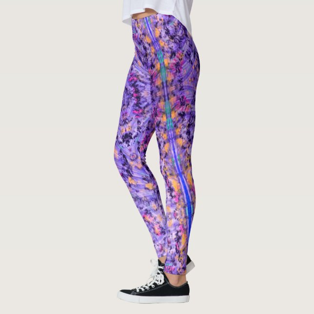 Baignade avec corail Leggings Abstraits (Gauche)