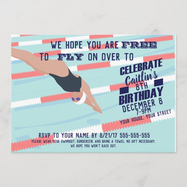 baignade dans la piscine rencontre invitation de l (Devant)