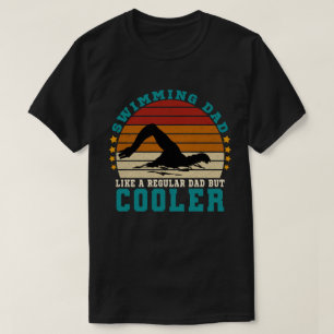 Baignade papa comme un papa ordinaire mais T-shirt
