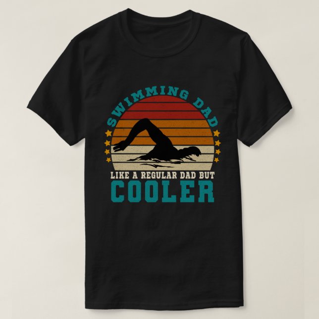 Baignade papa comme un papa ordinaire mais T-shirt (Design devant)