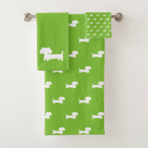 Baignoire en dachshund vert brillant 3 pièces Ense