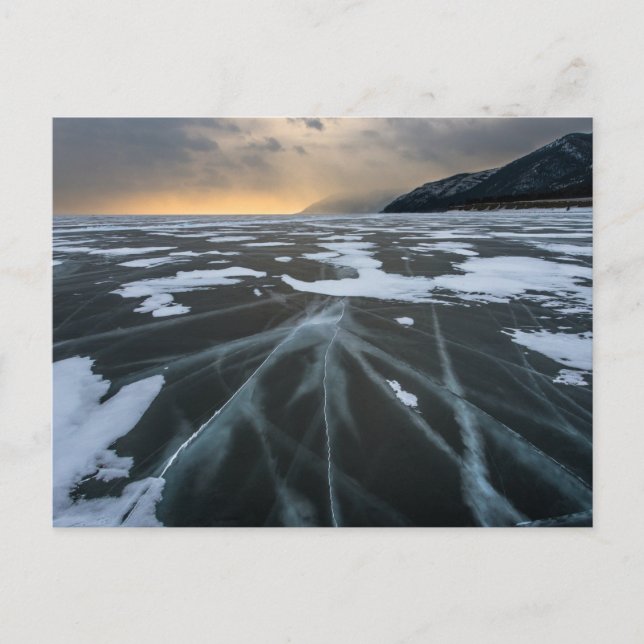 Baikalsee, Russland Postkarte (Vorderseite)