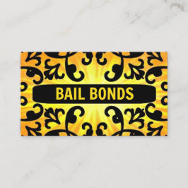 Bail Bonds Sunshine Damask Visitenkarte