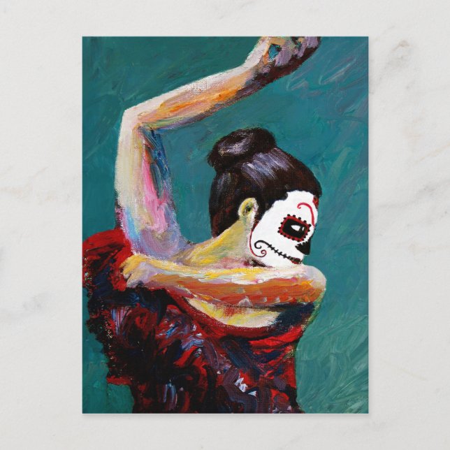 Bailan de los Muertos Postkarte (Vorderseite)