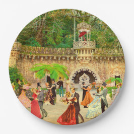 Bailando vals en la Quinta da Regaleira, Portugal Pappteller
