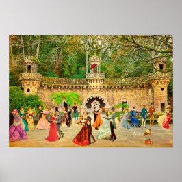 Bailando vals en la Quinta da Regaleira (Portugal) Poster
