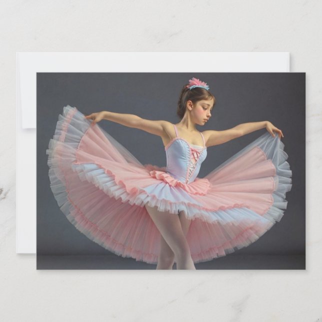 Bailarina desplegando su tutu  (Vorderseite)