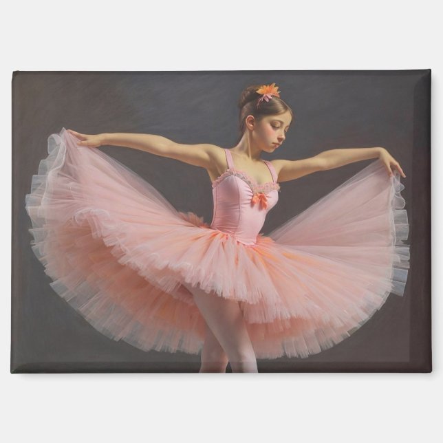 Bailarina desplegando su tutu  magnet (Vorderseite)