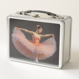 Bailarina desplegando su tutu  metall brotdose