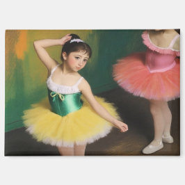 Bailarinas con colores vivos magnet