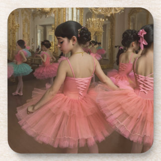 Bailarinas en una gran sala de estilo rocóco getränkeuntersetzer