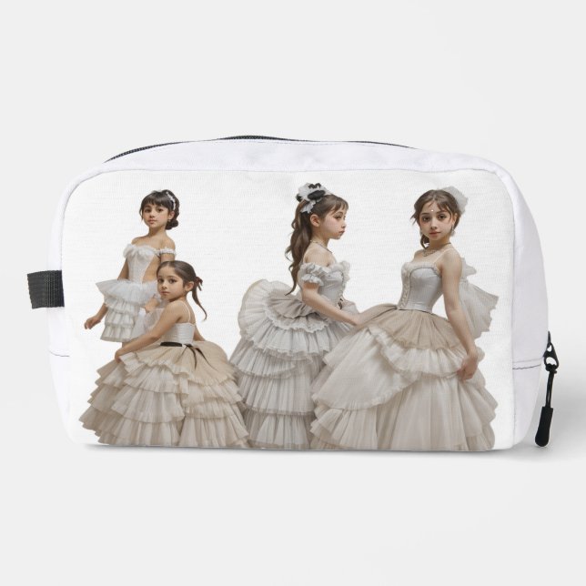 Bailarinas románticas waschbeutel (Vorderseite)