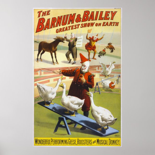 Bailey Circus - Circa 1900 Poster (Vorne)