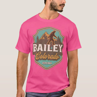 Bailey Colorado Bigfoot Sasquatch Logo Emblem Acti T-Shirt