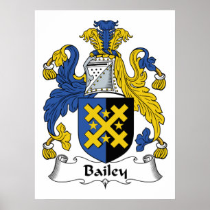 Bailey Familienwappen Poster