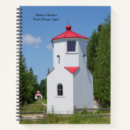Baileys Harbor Range Lights Notizbuch