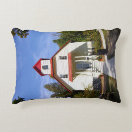 Baileys Harbor Rear Range Light Accent Pillow Dekokissen