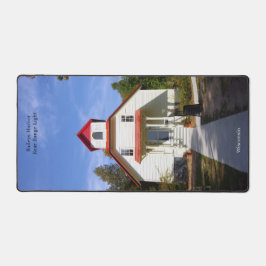 Baileys Harbor Rear Range Light desk mat