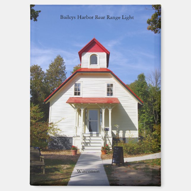 Baileys Harbor Rear Range Light magnet (Vorderseite)