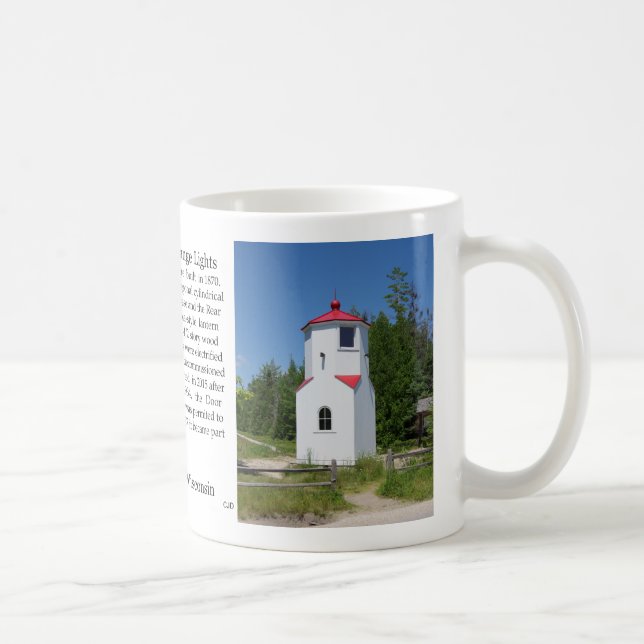 Baileys Harbour Range Lights History Tasse (Rechts)