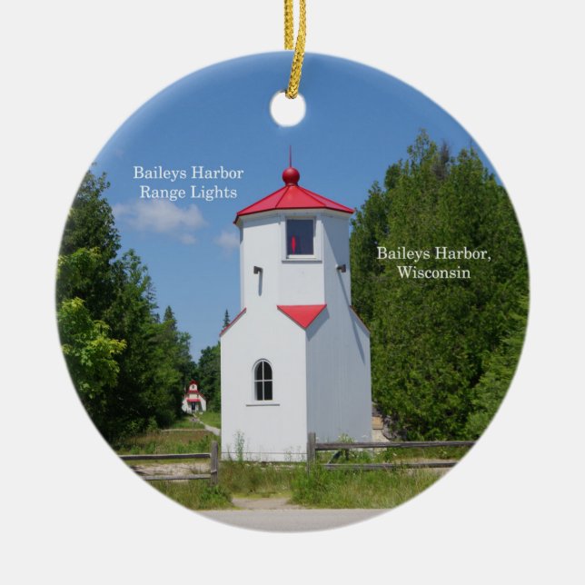 Baileys Harbour Range Lights Ornament (Vorne)