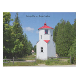 Baileys Harbour Range Lights Tischtuch Tischdecke