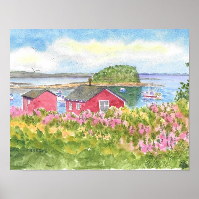 Baileys Island Maine Poster (Vorne)