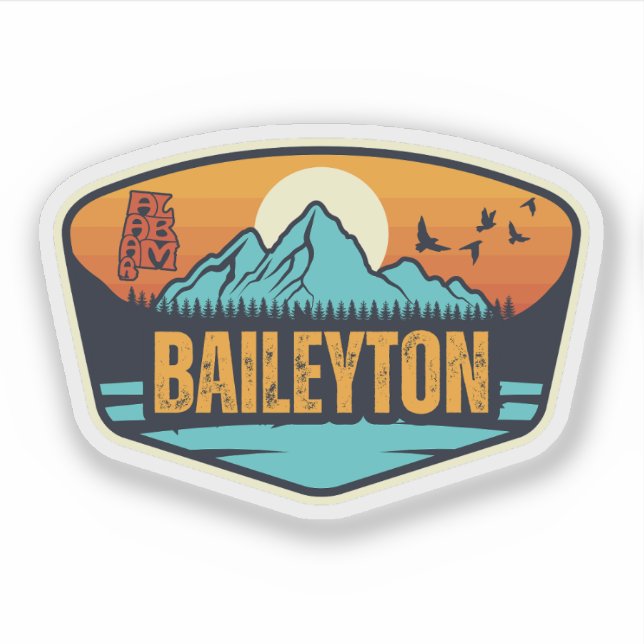 Baileyton, Alabama Aufkleber (Vorderseite)