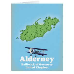 Bailliage de Guernesey Alderney Royaume-Uni Carte