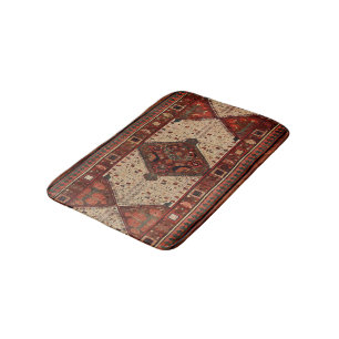 Bain Conception orientale de tapis en orange et crème