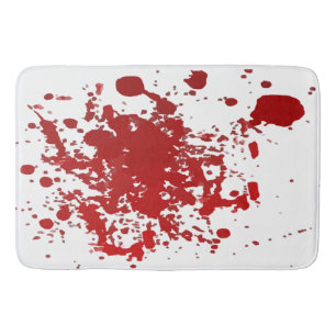 Bain Éclaboussure de sang de Halloween de tapis de bai