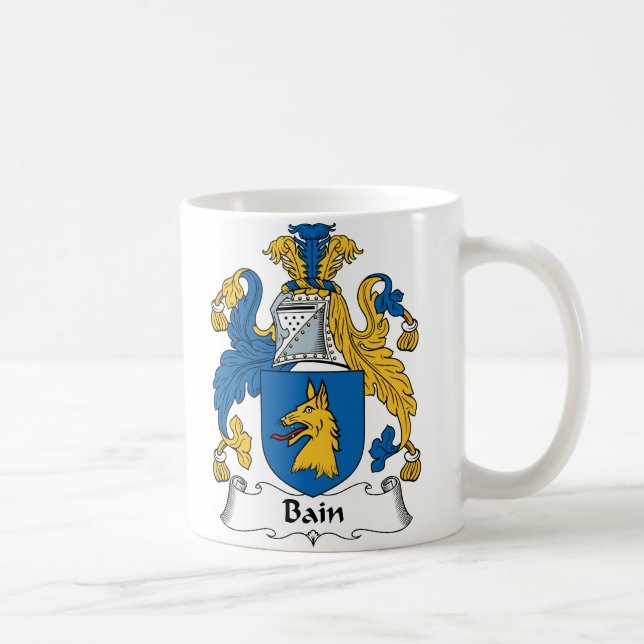 Bain Familienwappen Kaffeetasse (Rechts)