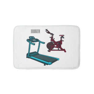 Bain Illustration du tapis roulant et de la bande dessi