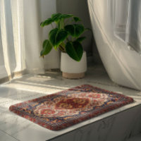 Motif ethnique de tapis persan coloré