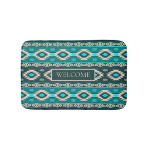 Bain Motif tribal ethnique du sud-ouest. tapis de salle