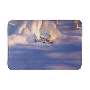 Bain Petite maison dans le tapis de neige
