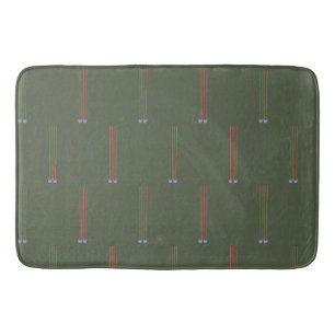 Bain Tapis de bain, gros, vert chasseur, Blue Cats Desi