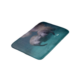 Bain Tapis de salle de bains de 2 amis de lamantin