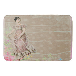 Bain Tapis victorien de salle de bains de joli taupe