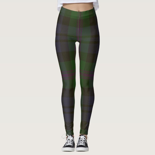 Baird Clan Tartan Kariert Leggings (Vorderseite)
