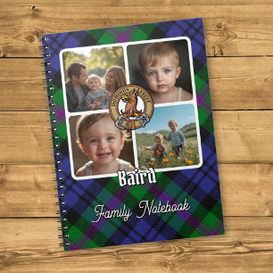 Baird Familienfoto-Collage Notizblock