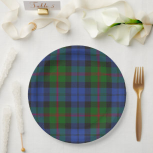 Baird-Schottischer-Clan-Tartan-Karo-Muster Pappteller