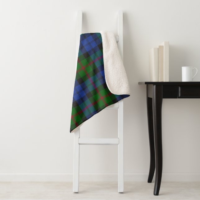 Baird Scottish Clan Tartan Pläd Pattern Sherpadecke (Beispiel)