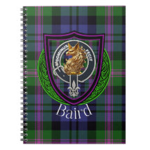 Baird Scottish Clan Tartan & Wappen