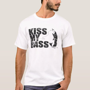 BAISER affligé par cru MON T-shirt BAS