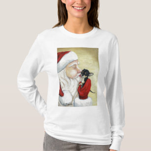 Baiser de Père Noël pour le sweat - shirt à