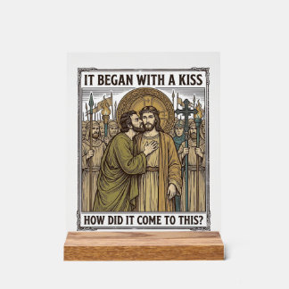 Baiser de trahison biblique vintage