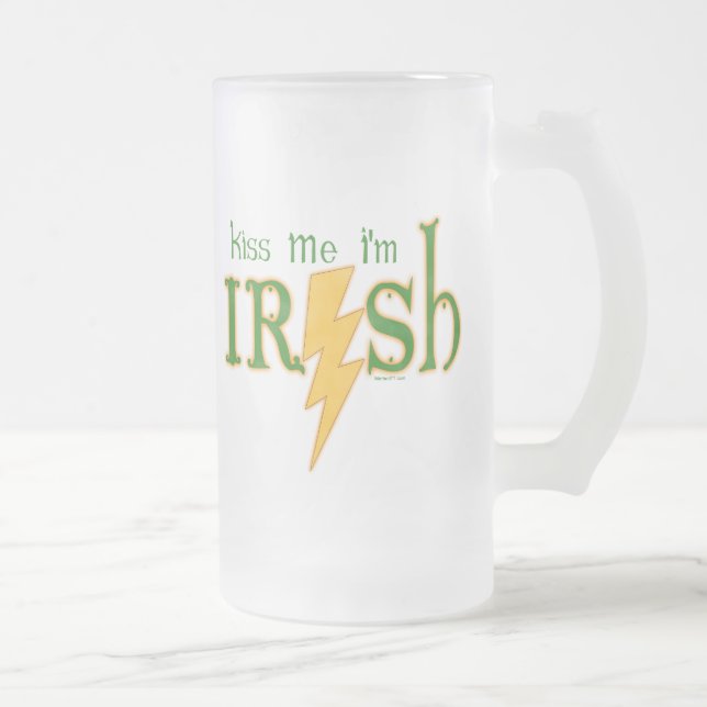 Baiser-moi Irish Lightning Bolt Mug (Droit)