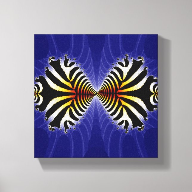 baiser Poisson Design sur toile (Recto)