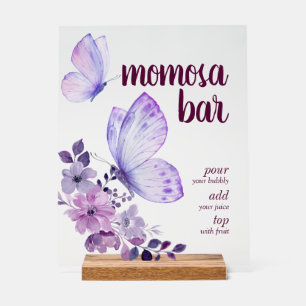 Baisers à papillon et voeux pour bébé   Momosa Bar